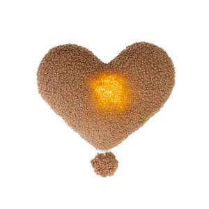 Мобиль музыкальный с подсветкой Mrs. Ertha "Heart", карамельный